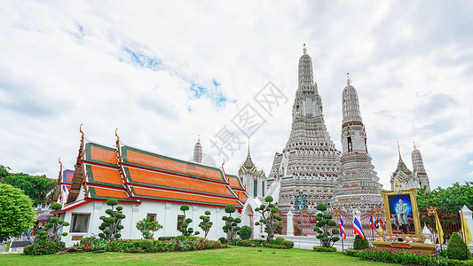 泰国黎明寺佛教泰国寺高清图片