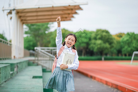 小学生形象校服小女孩形象高清图片