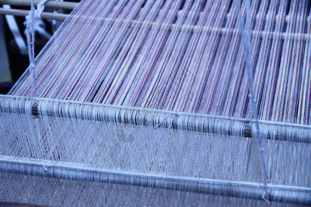 织布机传统手工织布背景