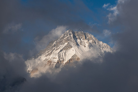 尼泊尔ebc雪山图片