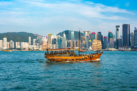 香港维多利亚港风景旅游高清图片素材