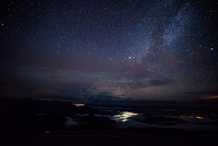 桂林星空背景图片