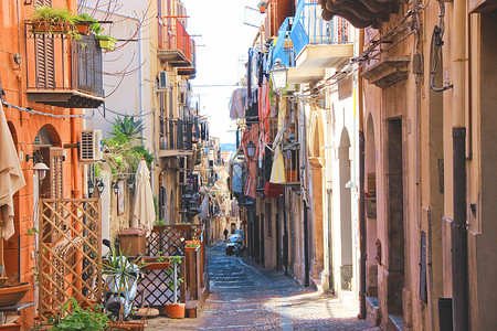 西西里岛切法卢小镇图片