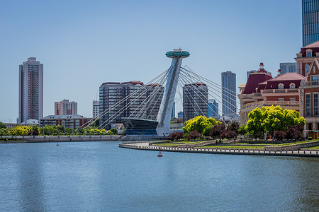 天津风景津湾广场图片