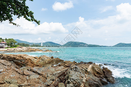 泰国沙滩热带海岛背景