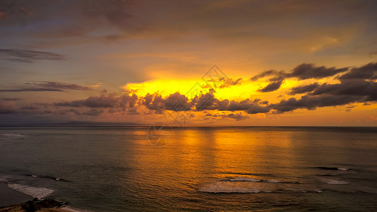 安达卢安达曼海黄昏背景