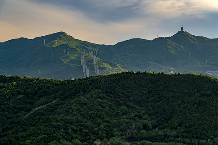 北京门头沟美景背景图片