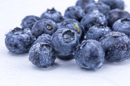 蓝莓蔬果蓝莓籽高清图片