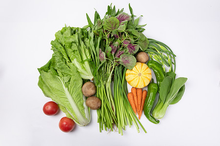 蔬菜白底蔬菜高清图片