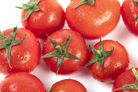 番茄西红柿水果蒂拉高清图片