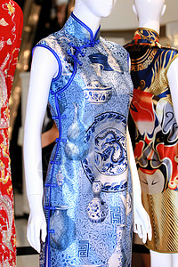 旗袍服饰文化高清图片素材