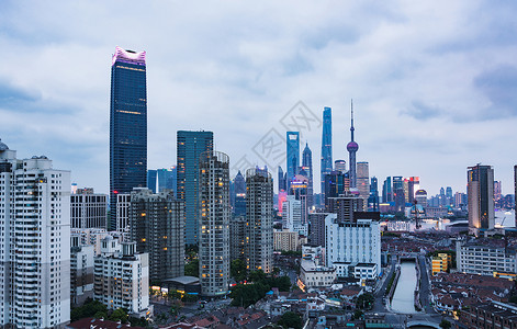 上海城市风景陆家嘴高清图片素材