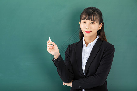 年轻女性教师形象高清图片