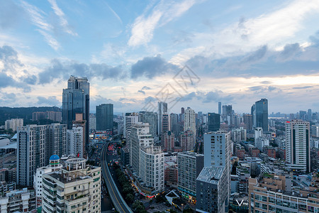 厦门城市风光背景图片