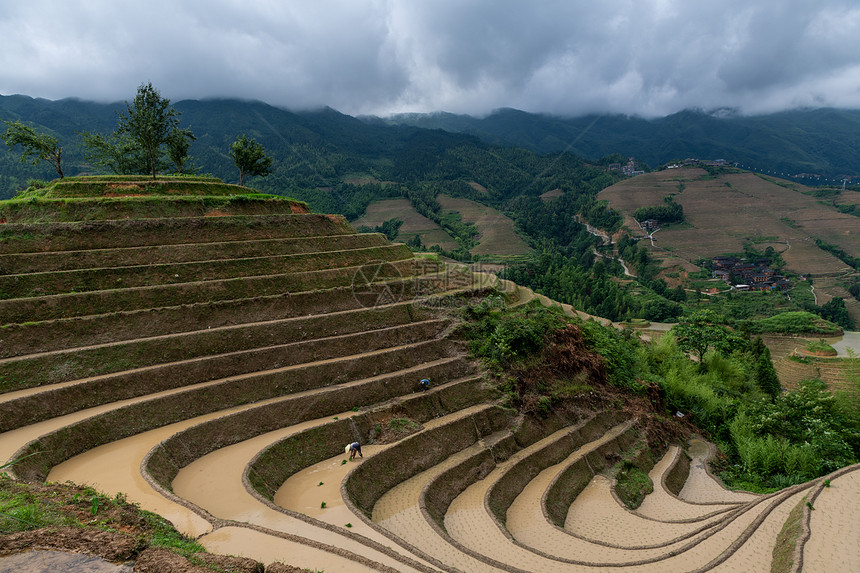 桂林龙脊梯田风景图片