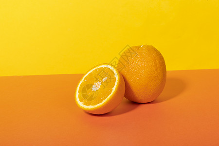 橙色壁纸橙子橘子背景