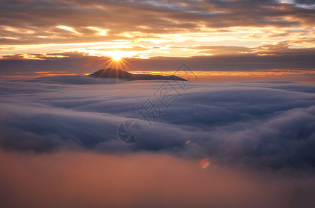 云海 日出风景高清图片素材