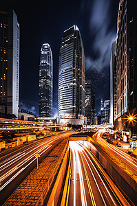 车香港香港中环车流背景