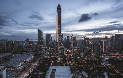 深圳福田CBD背景图片