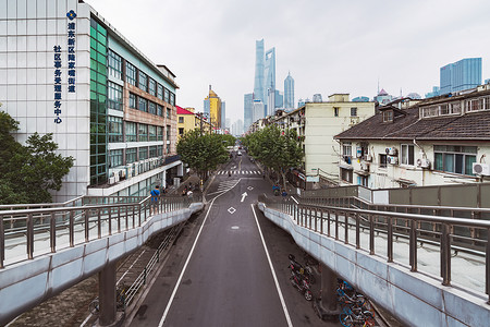 上海陆家嘴城市高清图片素材