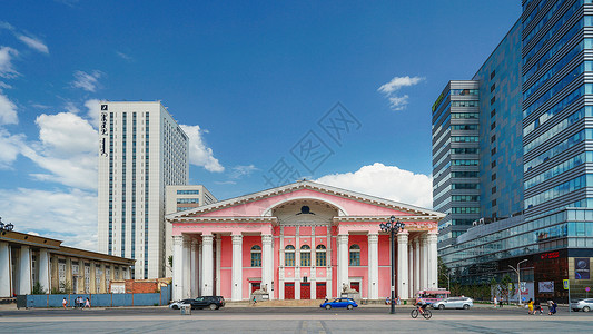 蒙古古典艺术剧院背景