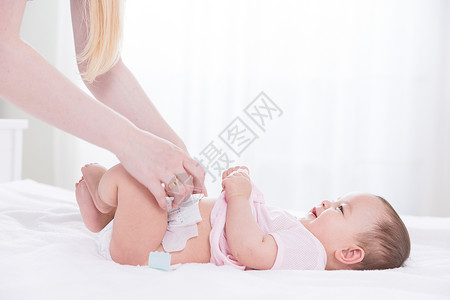 儿童潮素材母婴换尿布背景