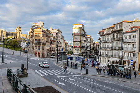 欧洲旅游城市波尔图城市建筑街景图片