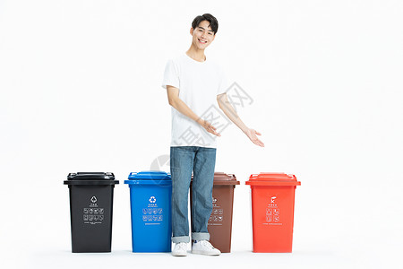 环保垃圾分类背景图片