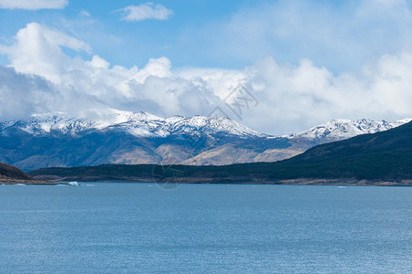 阿根廷湖区松雅湖湖区高清图片