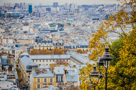 法国巴黎全景高清图片