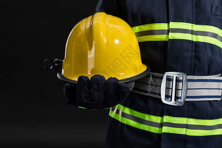消防安全评估消防员形象背景