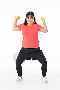 女胖子运动减肥图片