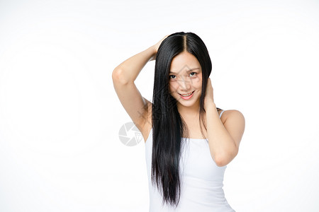 女性美发护发图片