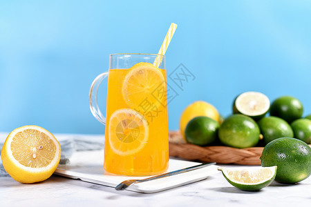 冷饮冰水冰橙汁高清图片