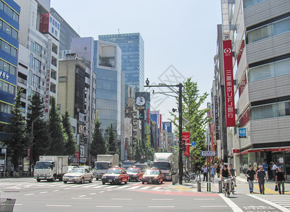 东京街景建筑高清图片素材