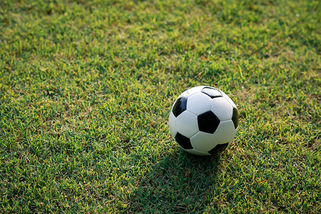 草地上足球运动高清图片素材