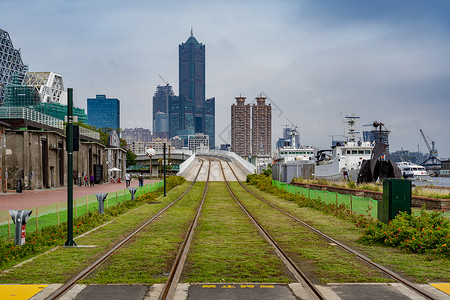 台湾高雄轻轨道路高清图片