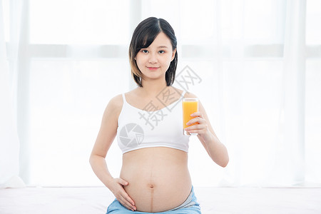 孕妇喝橙汁孕妇喝橙汁高清图片