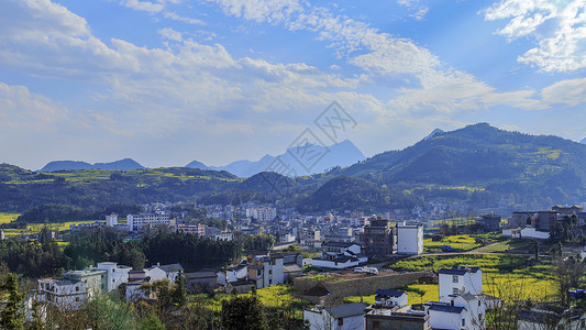 村镇新农村背景