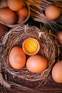 农家土鸡蛋毛鸡蛋柴鸡蛋高清图片