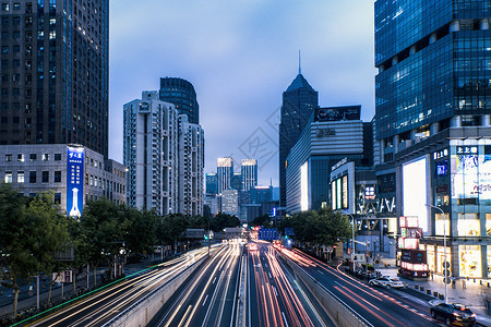 上海科技城市上海陆家嘴背景