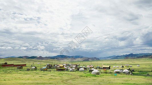 蒙古国传统乡村自然高清图片素材