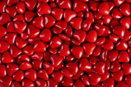 爱心糖果红色爱心巧克力背景