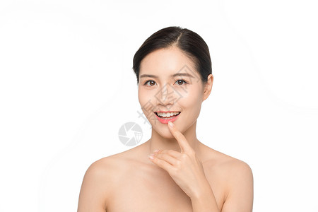 女性唇部美容整容护理图片