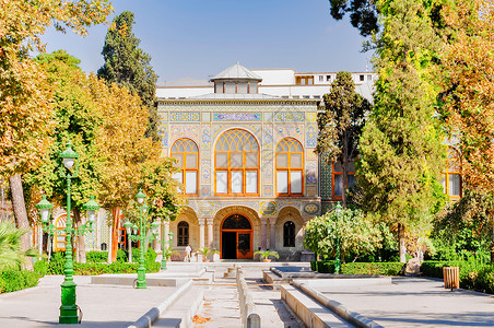 伊朗镜宫广场古建筑高清图片素材