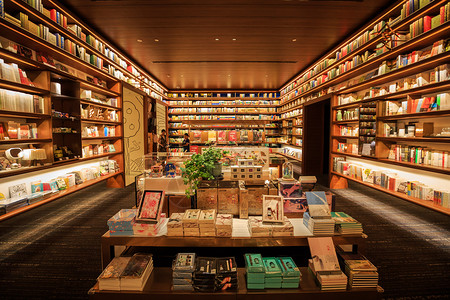 西安最美书店室内设计高清图片素材