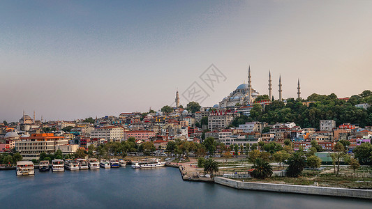 土耳其伊斯坦布尔博斯普鲁斯海峡图片