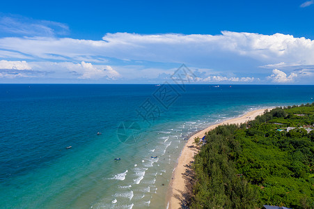 俯瞰海景涠洲岛的海背景