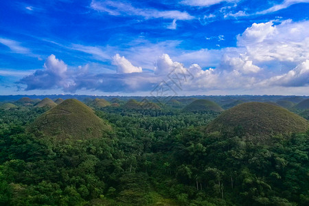 菲律宾薄荷岛巧阿凡达拍摄地克力山背景