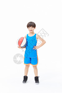 儿童练习打篮球篮球少年背景